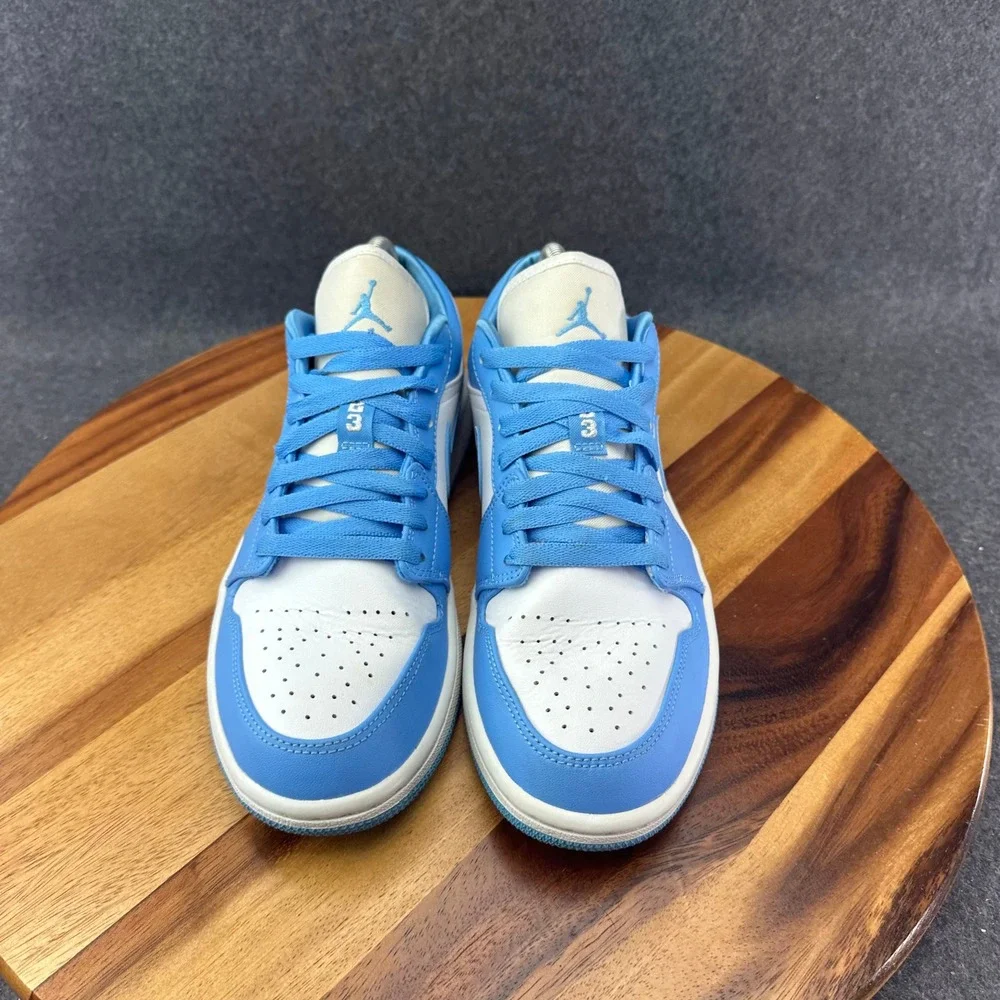 Nike Air Jordan 1 Low UNC University Blue Sneakers AO9944-441 Women's Size 9
